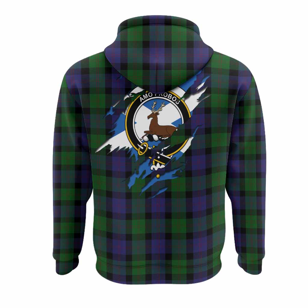 Blair Clan Crest In Me Tartan Hoodie Scotland Flag Style
