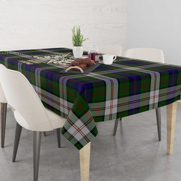 Blair Dress Tartan Tablecloth with Clan Crest and the Golden Sword of Courageous Legacy