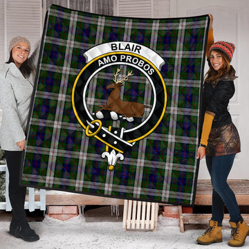 Blair Dress Tartan Quilt with Family Crest
