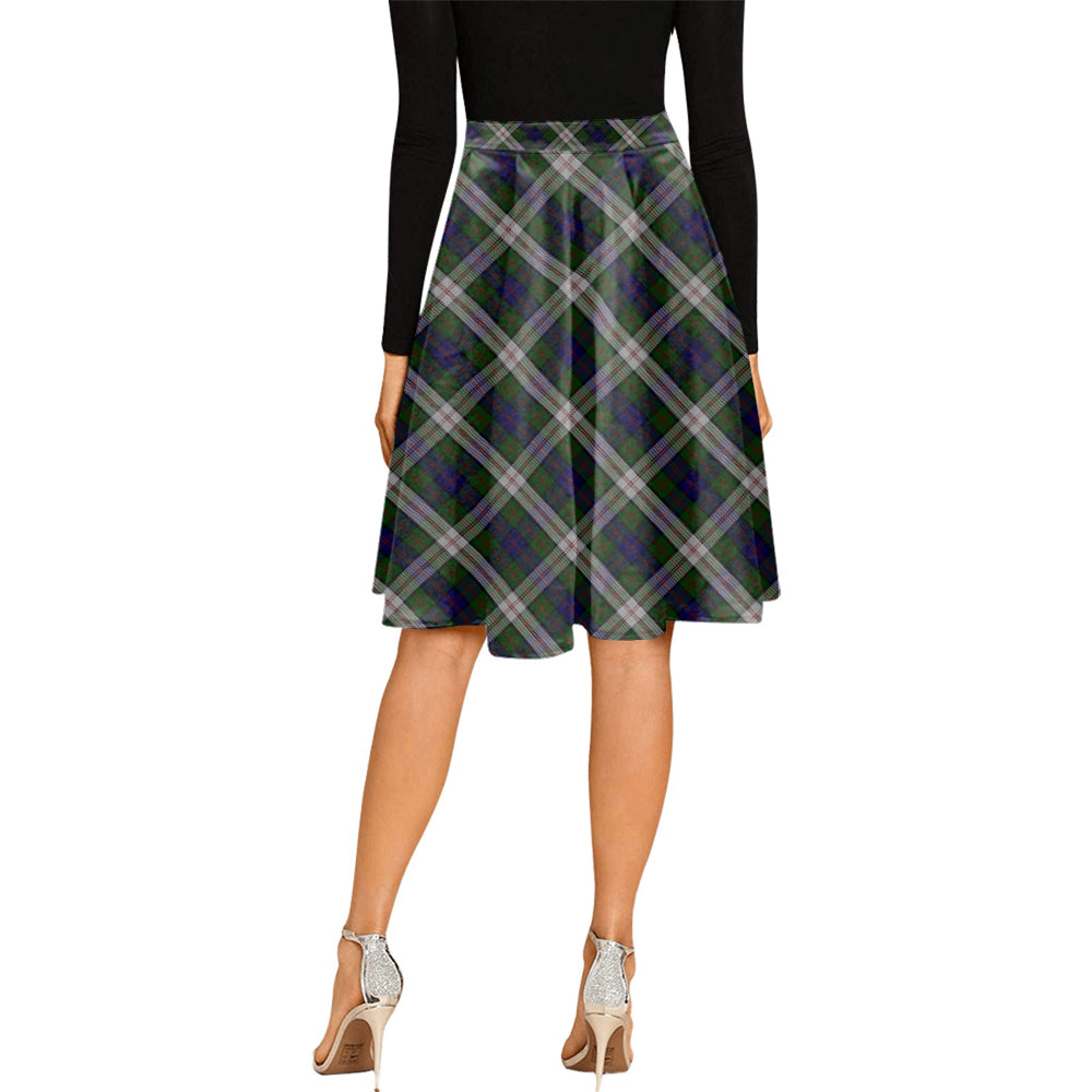 Blair Dress Tartan Melete Pleated Midi Skirt - Tartanvibesclothing