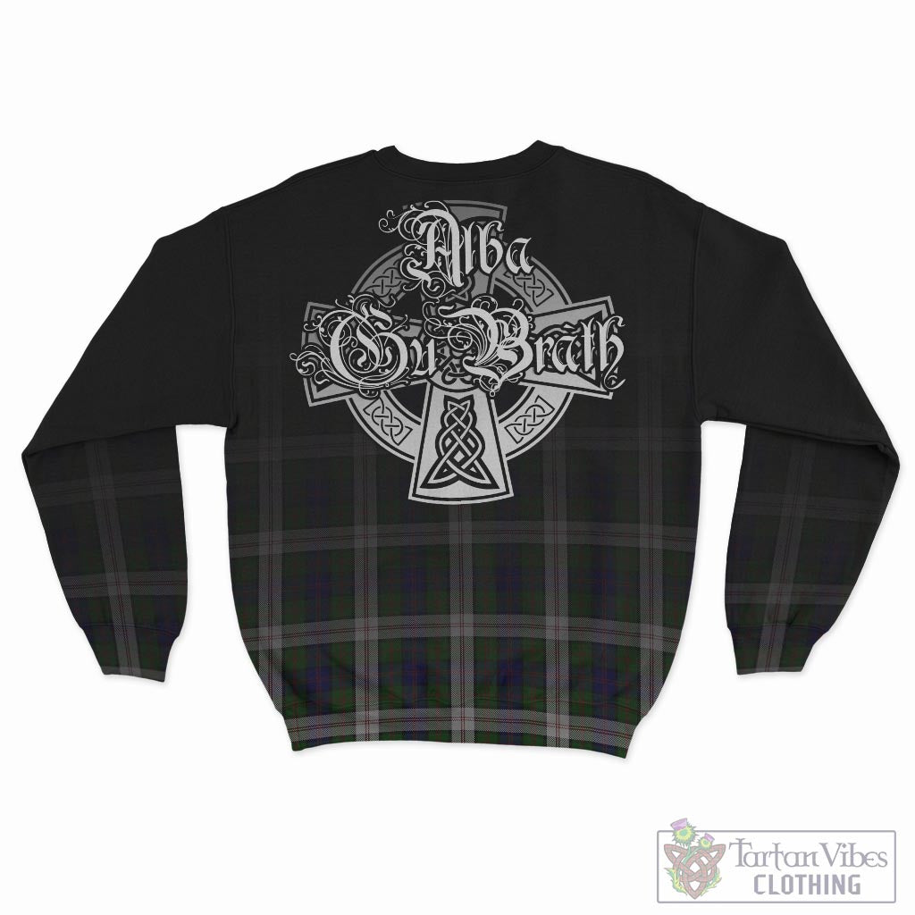 Tartan Vibes Clothing Blair Dress Tartan Sweatshirt Featuring Alba Gu Brath Family Crest Celtic Inspired
