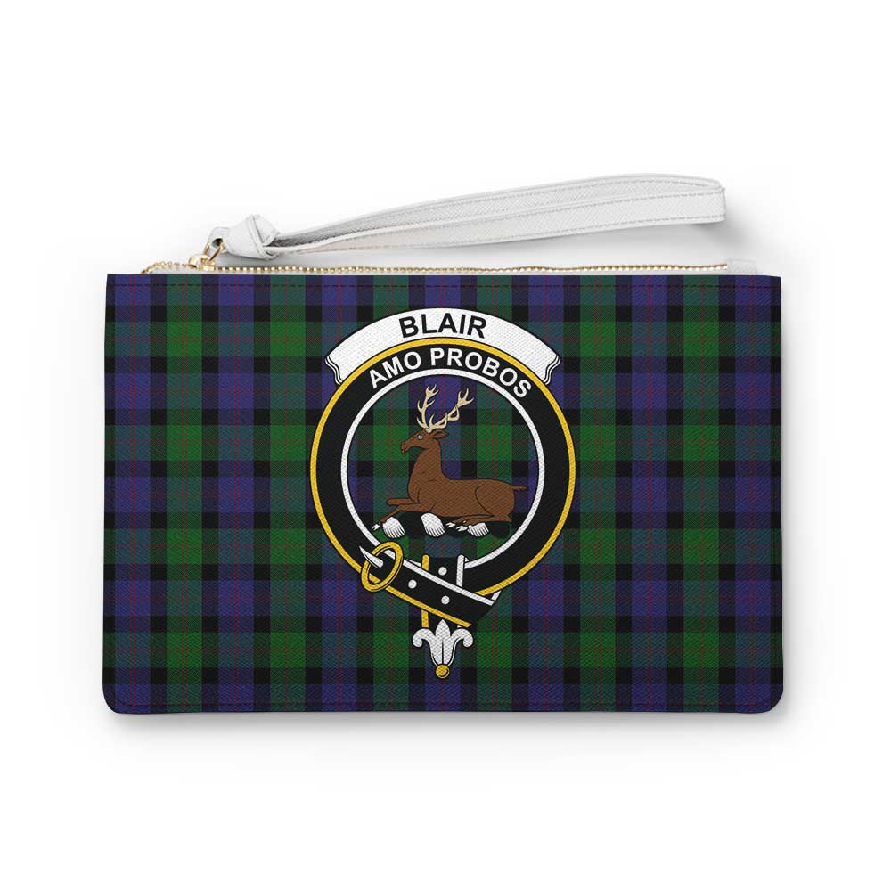 Tartan Vibes Clothing Blair Family Crest Tartan Clutch Bag