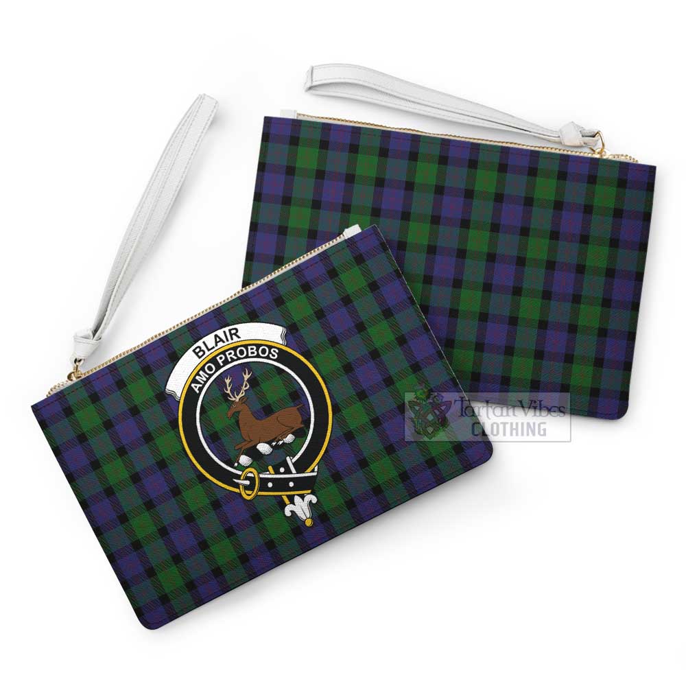 Tartan Vibes Clothing Blair Family Crest Tartan Clutch Bag