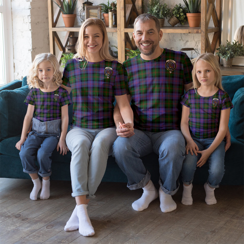Blair Modern Tartan T-Shirt with Family Crest Men's Shirt S - Tartanvibesclothing