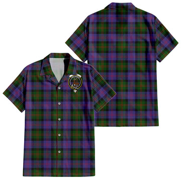 blair-modern-tartan-short-sleeve-button-down-shirt-with-family-crest