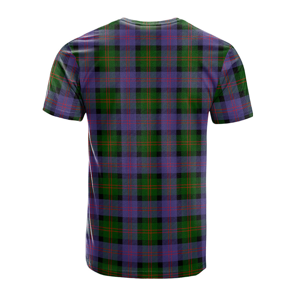 Blair Modern Tartan T-Shirt with Family Crest - Tartanvibesclothing