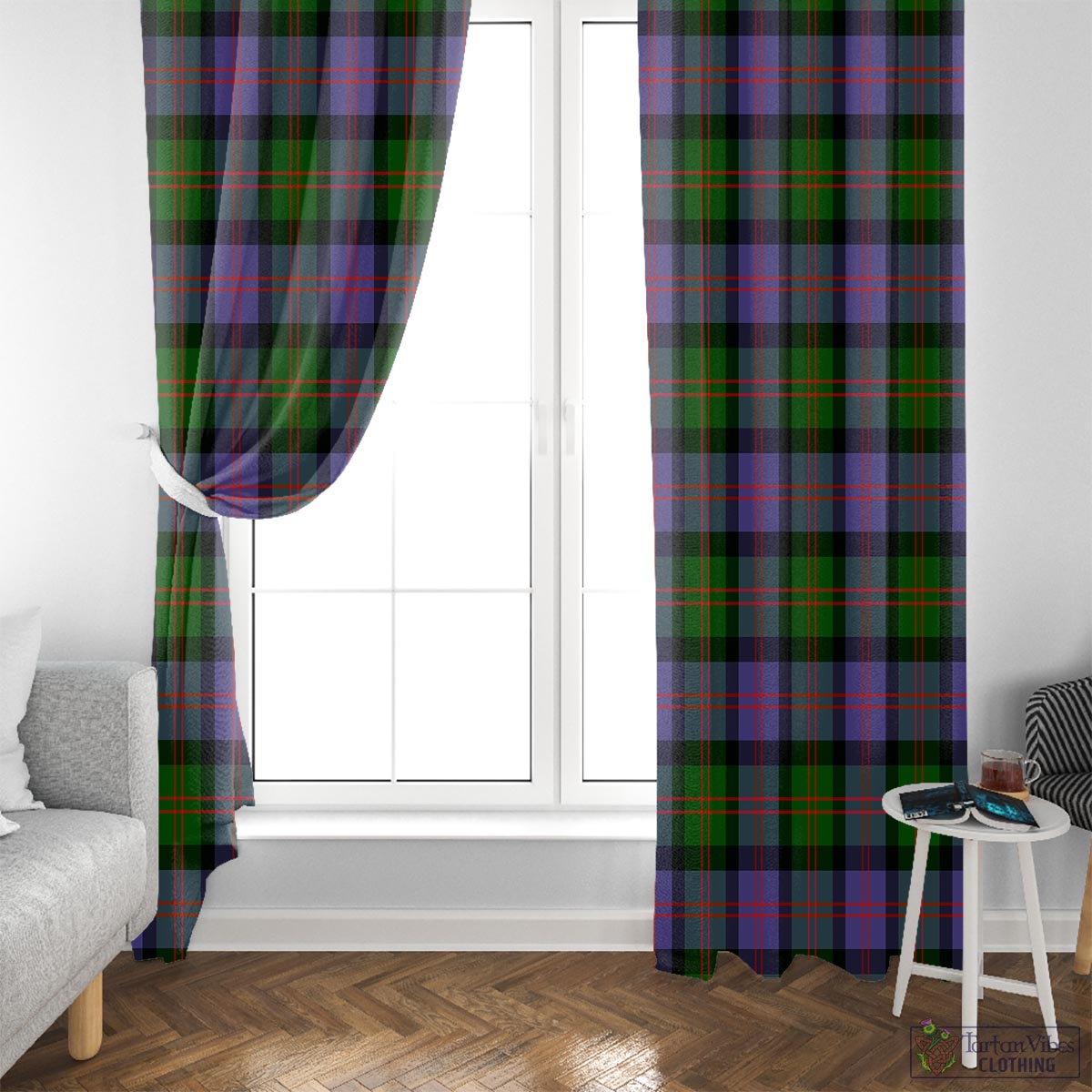 Blair Modern Tartan Window Curtain