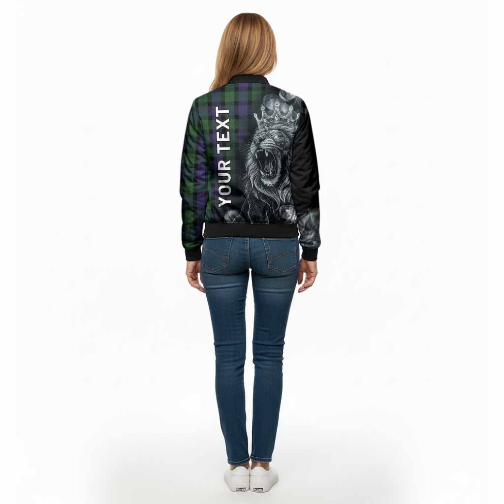 Blair Tartan Bomber Jacket Roaring Lion Heritage