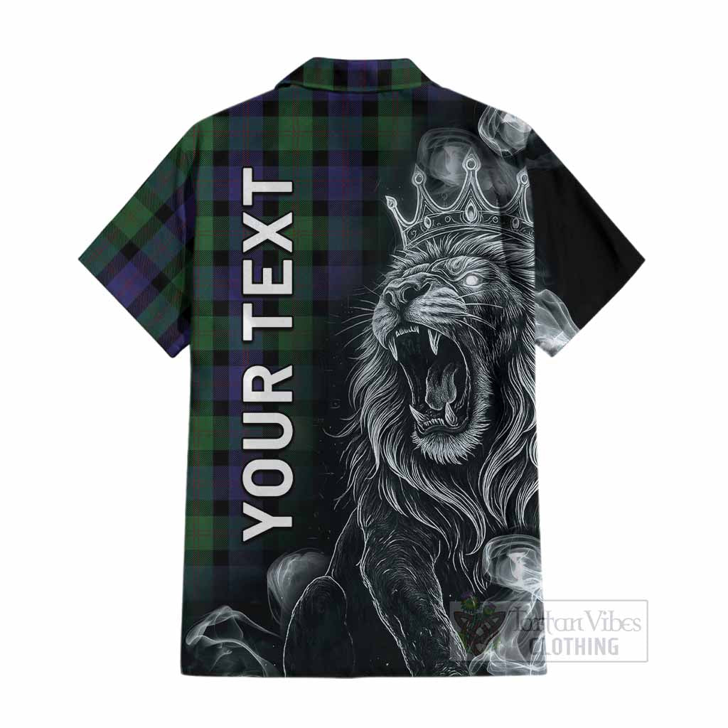 Blair Tartan Cotton Hawaiian Shirt Roaring Lion Heritage