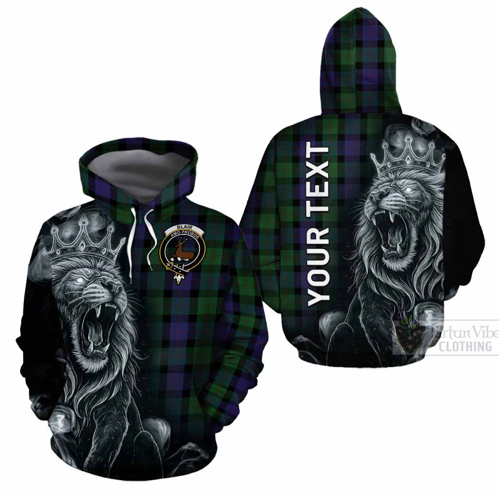 Blair Tartan Cotton Hoodie Roaring Lion Heritage