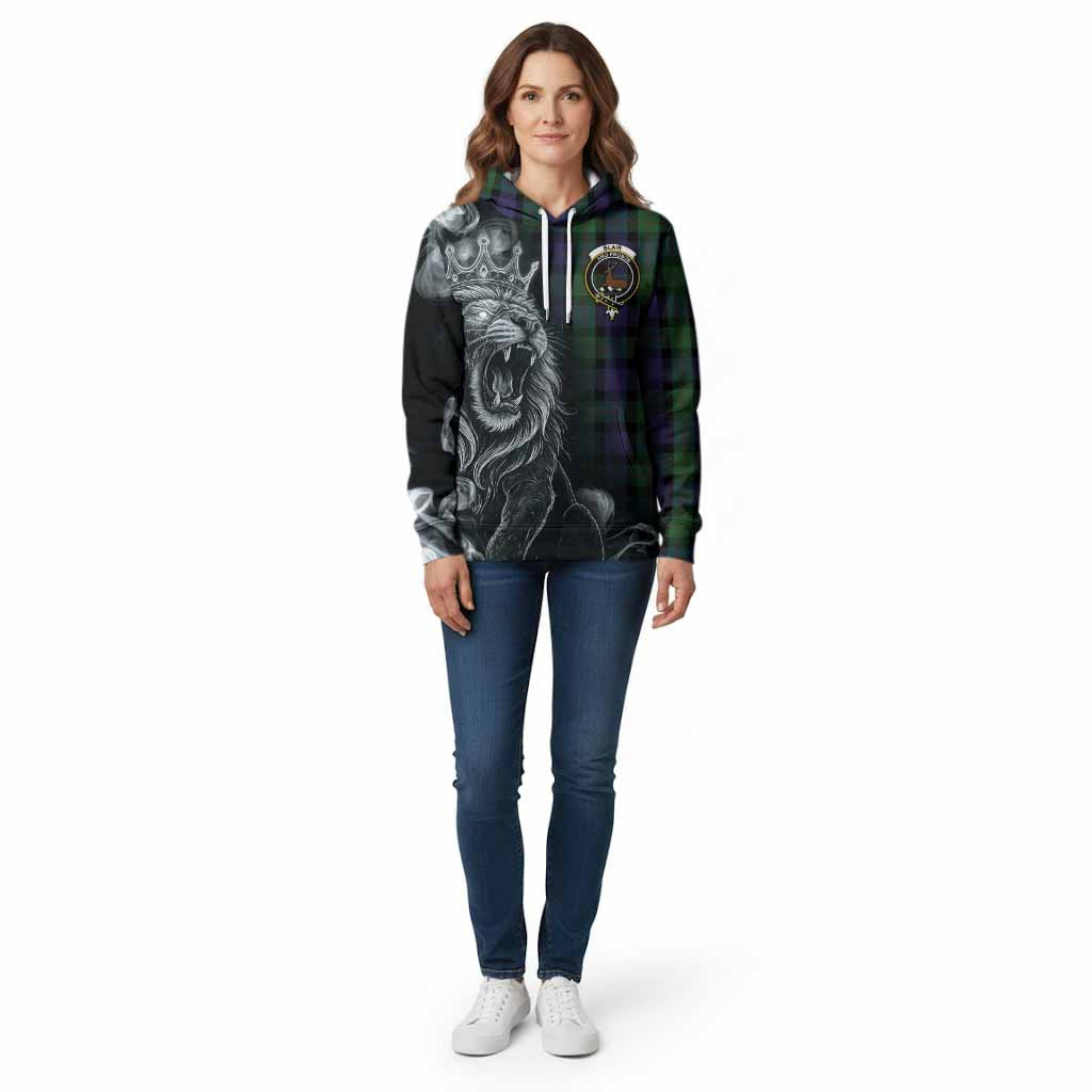Blair Tartan Cotton Hoodie Roaring Lion Heritage