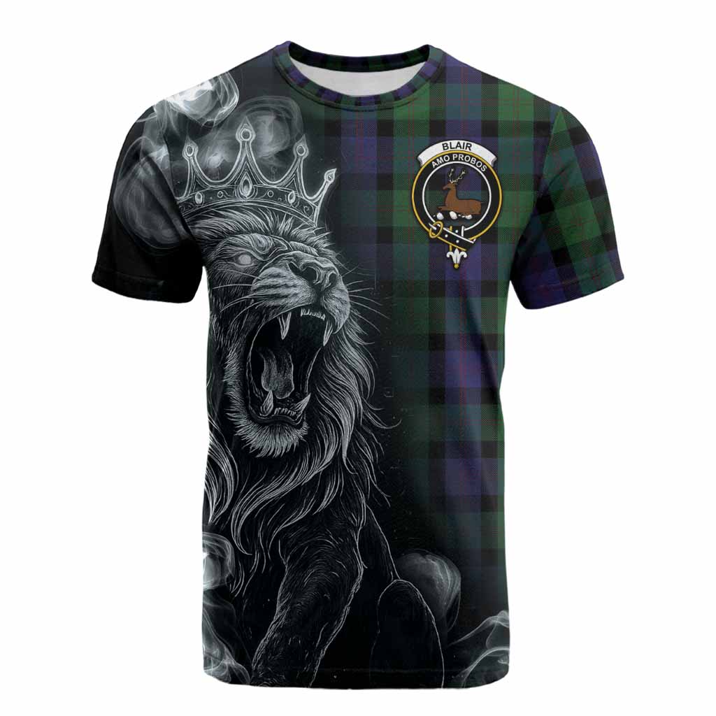 Blair Tartan Cotton T-shirt Roaring Lion Heritage