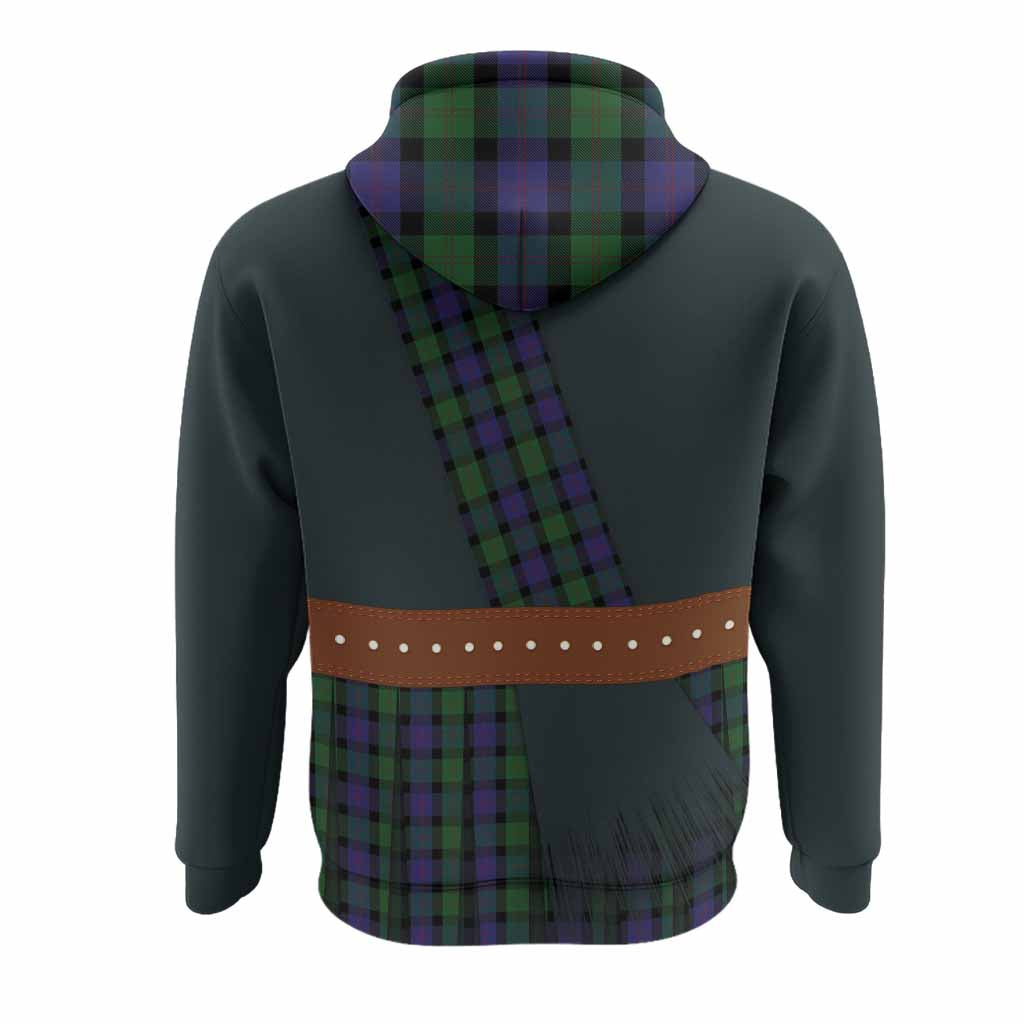 Blair Tartan Crest Hoodie Kilt Costume Style