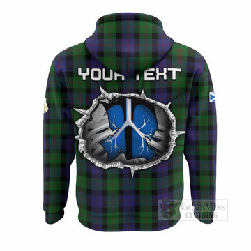 Blair Tartan Crest Hoodie Scotland In My Veins