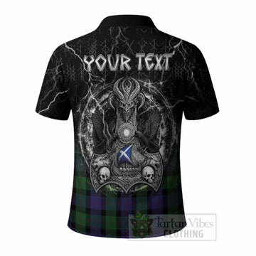 Blair Tartan Crest Polo Shirt Celtic Odin's Raven Legacy
