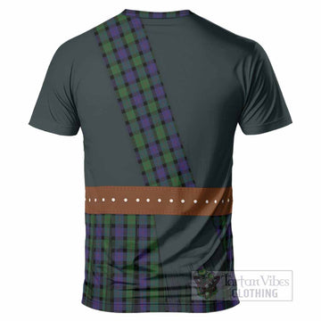 Blair Tartan Crest T-Shirt Kilt Costume Style
