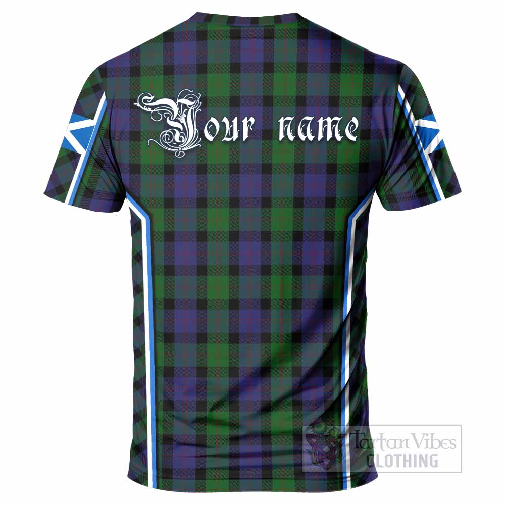 Blair Tartan Crest T-shirt Scotland Coat of Arm Flag Style - Tartan Vibes Clothing