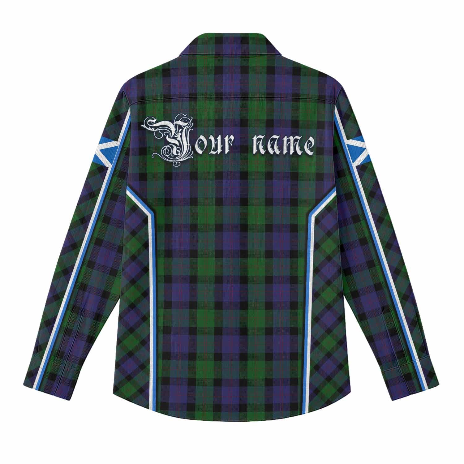Blair Tartan Crest Women Casual Shirt Scotland Coat of Arm Flag Style - Tartan Vibes Clothing