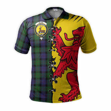 Blair Tartan Family Crest Polo Shirt Lion Rampant Honor - Tartan Vibes Clothing