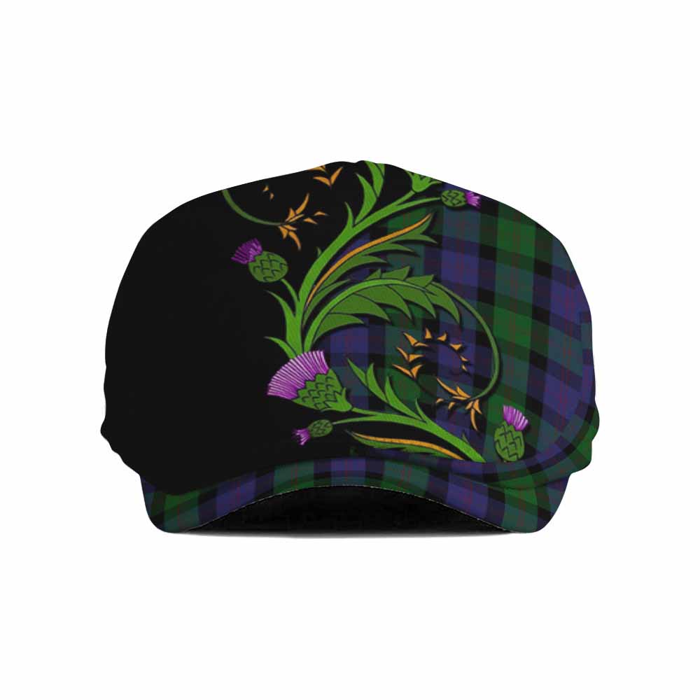 Blair Tartan Flat Cap, Jeff Cap Scottish Thistle Pride Heritage Art