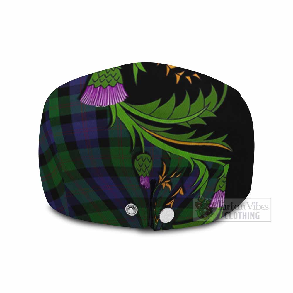 Blair Tartan Flat Cap, Jeff Cap Scottish Thistle Pride Heritage Art