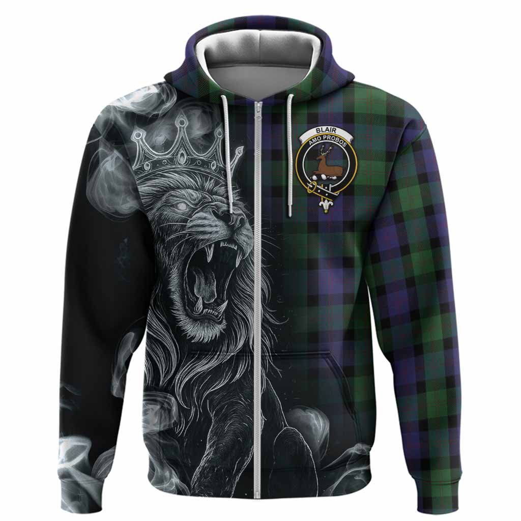 Blair Tartan Hoodie Roaring Lion Heritage