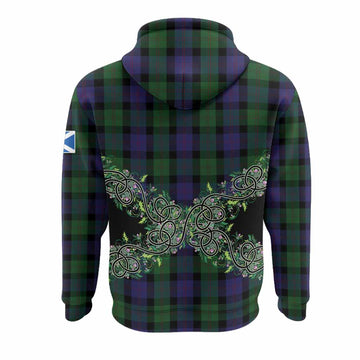 Blair Tartan Hoodie Thistle Scottish Spirit