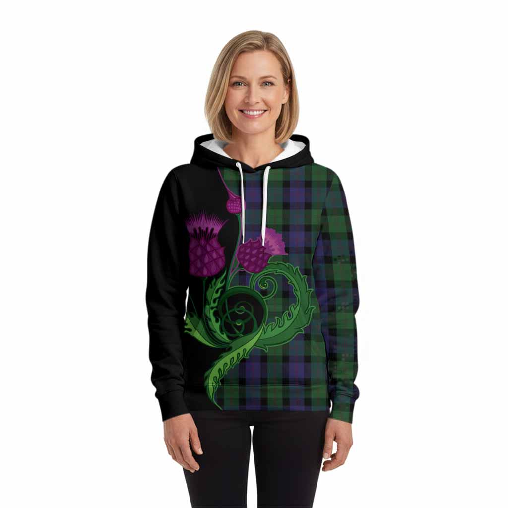 Blair Tartan Hoodie Traditional Scottish Thistle