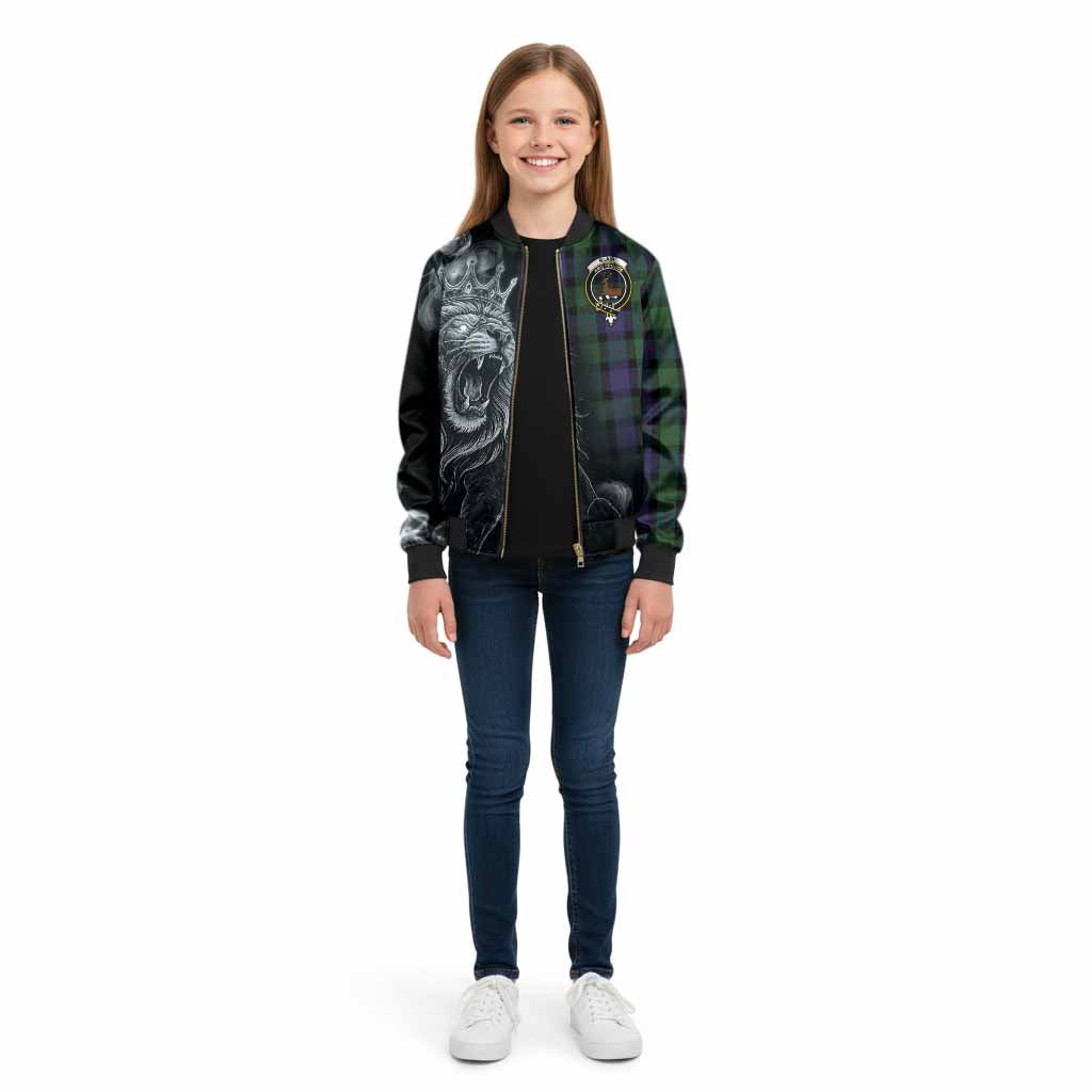 Blair Tartan Kid Bomber Jacket Roaring Lion Heritage