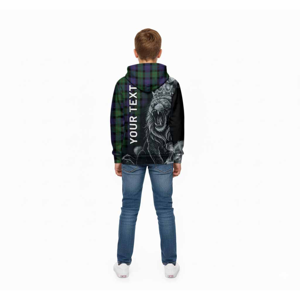 Blair Tartan Kid Hoodie Roaring Lion Heritage