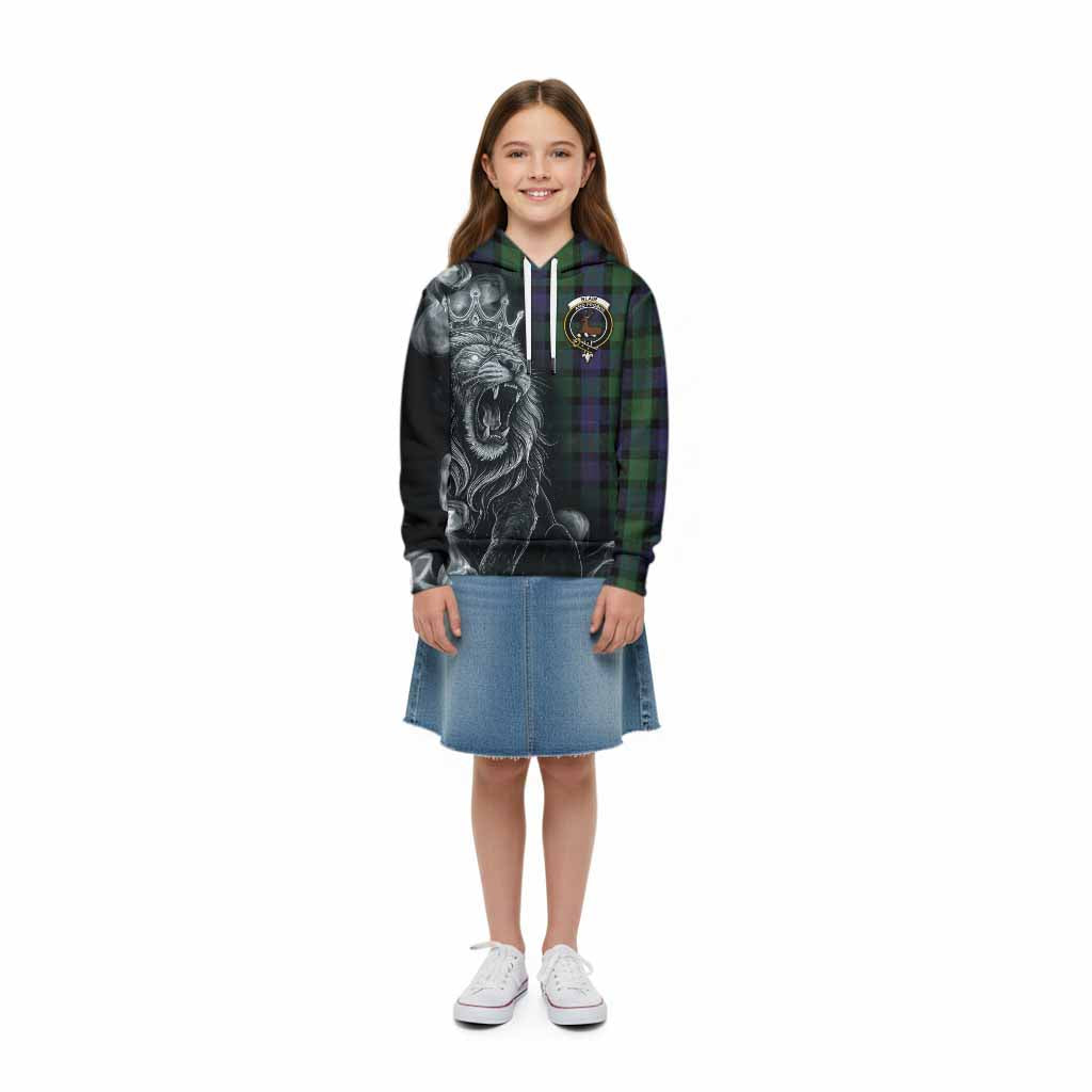 Blair Tartan Kid Hoodie Roaring Lion Heritage