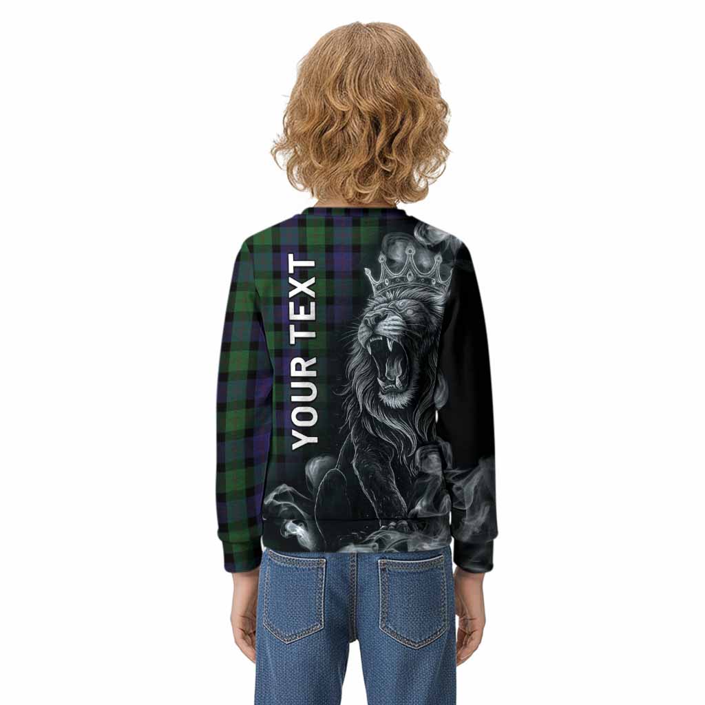 Blair Tartan Kid Knitted Sweatshirt Roaring Lion Heritage