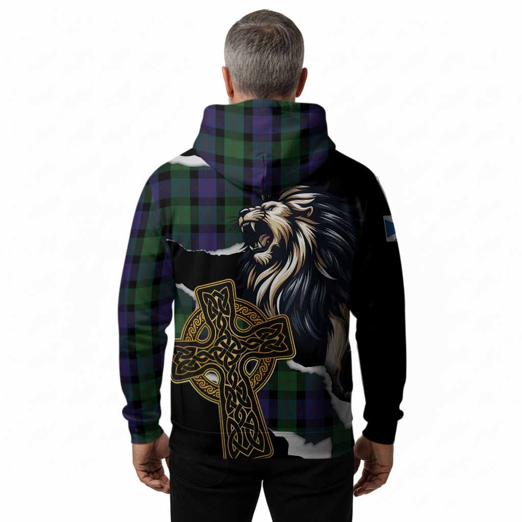 Blair Tartan Scottish Hoodie Lion Celtic Heritage
