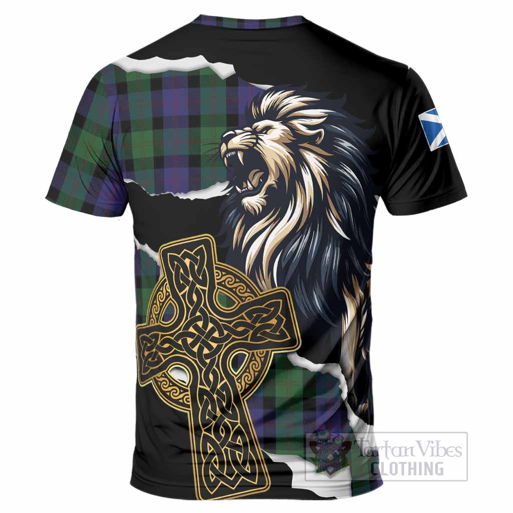 Blair Tartan Scottish T-Shirt Lion Celtic Heritage