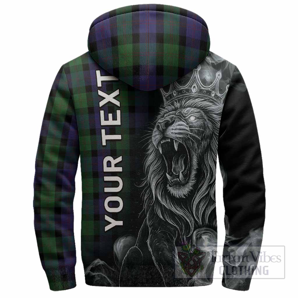 Blair Tartan Sherpa Hoodie Roaring Lion Heritage