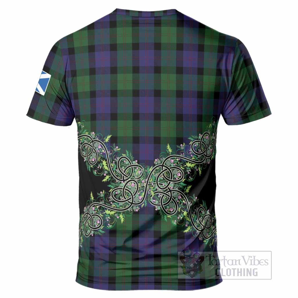 Blair Tartan T-Shirt Thistle Scottish Spirit