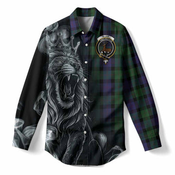 Blair Tartan Women Casual Shirt Roaring Lion Heritage