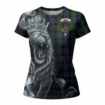 Blair Tartan Women T shirt Roaring Lion Heritage
