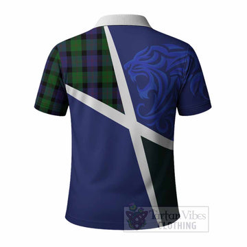 Blair The Scottish Football Crest Polo Shirt Lion-Tartan Army
