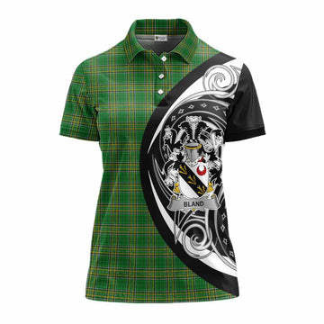 Bland Irish Clan Women's Polo Shirt Celtic Circle Style Women - Tartan Vibes Clothing