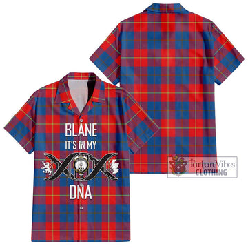 Blane Tartan Hawaiian Shirt with Family Crest DNA In Me Style Kid - Tartan Vibes Clothing