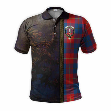 Blane Tartan Family Crest Polo Shirt Alba Gu Brath Be Brave Lion Ancient Style Kid - Tartan Vibes Clothing