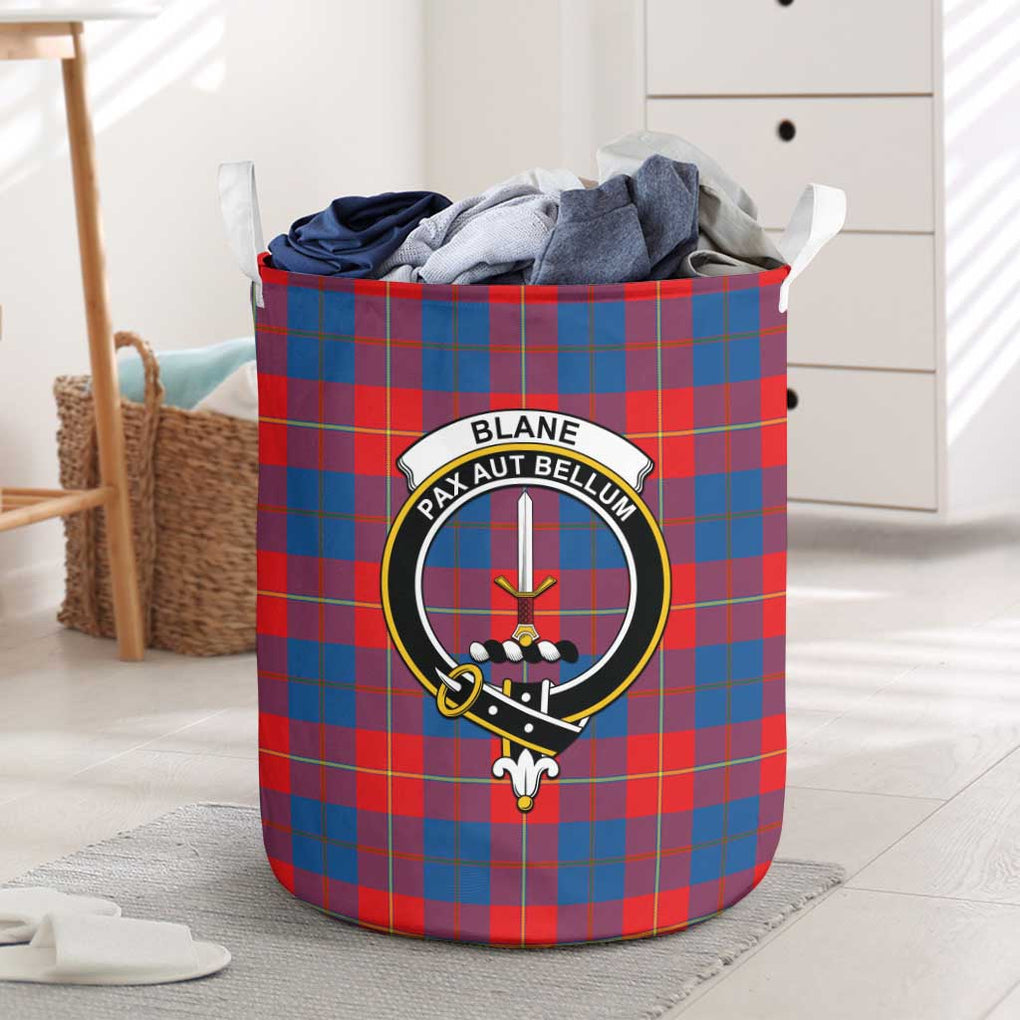 Blane Tartan Laundry Basket with Family Crest One Size - Tartan Vibes Clothing