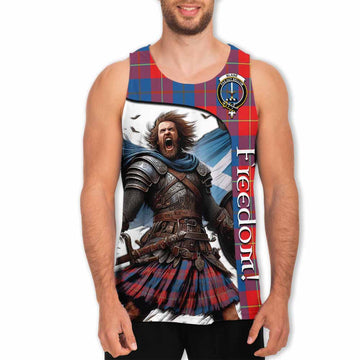 Blane Crest Tartan Men's Tank Top Inspired by the Freedom of Scottish Warrior Men - Tartan Vibes Clothing