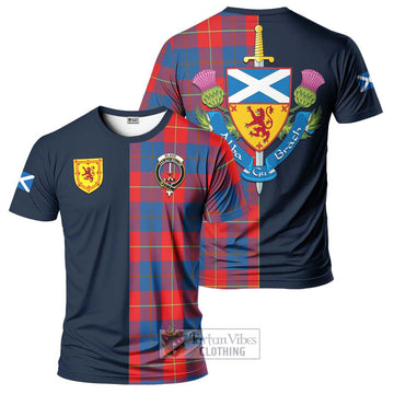 Blane Tartan T-Shirt Alba with Scottish Lion Royal Arm Half Style Kid's Shirt - Tartan Vibes Clothing