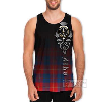 Blane Tartan Men's Tank Top Featuring Alba Gu Brath Family Crest Celtic Inspired Men - Tartan Vibes Clothing