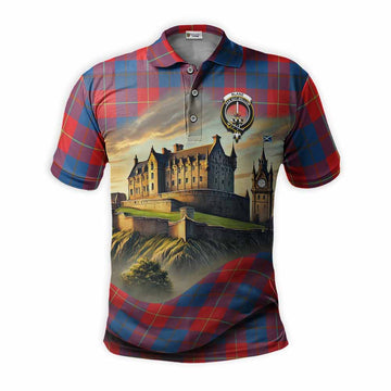Tartan Vibes Clothing Blane Tartan Family Crest Polo Shirt with Scottish Ancient Castle Stype