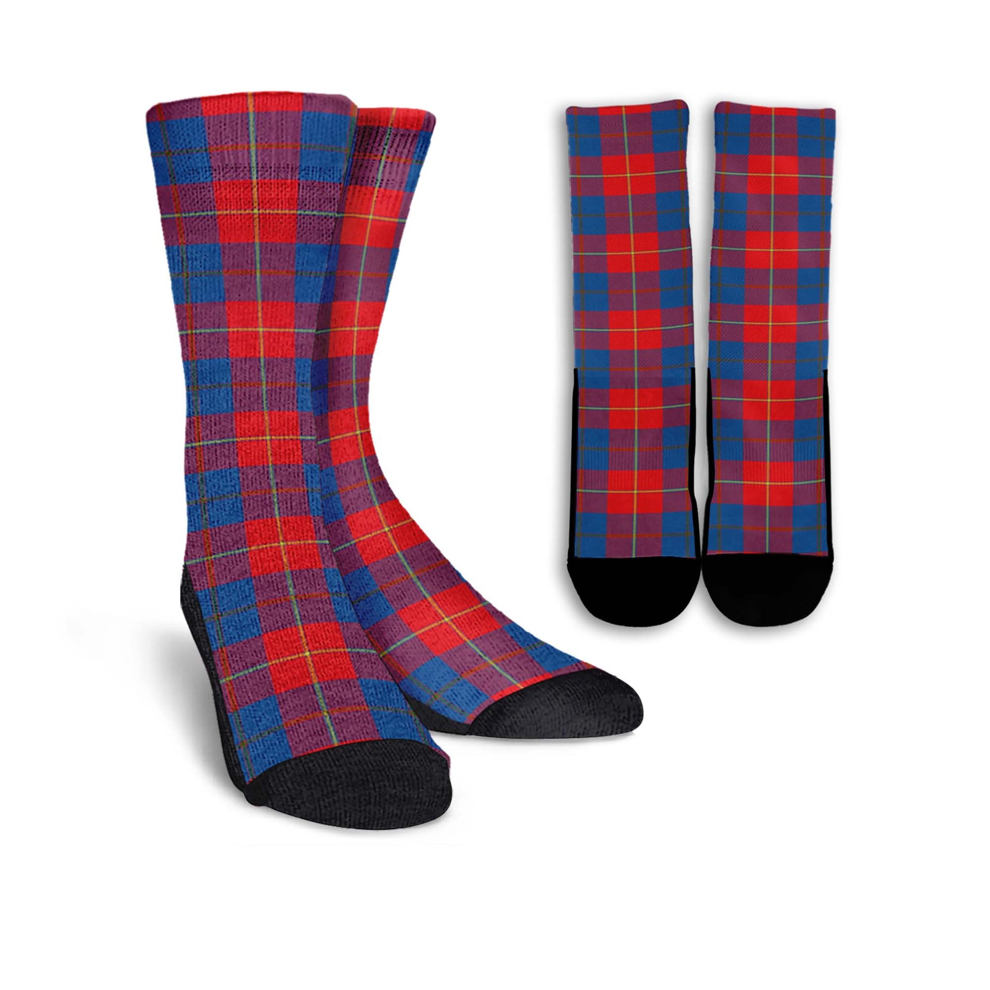 Blane Tartan Crew Socks Crew Socks - Tartan Vibes Clothing