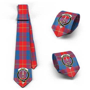 Blane Tartan Classic Necktie with Family Crest