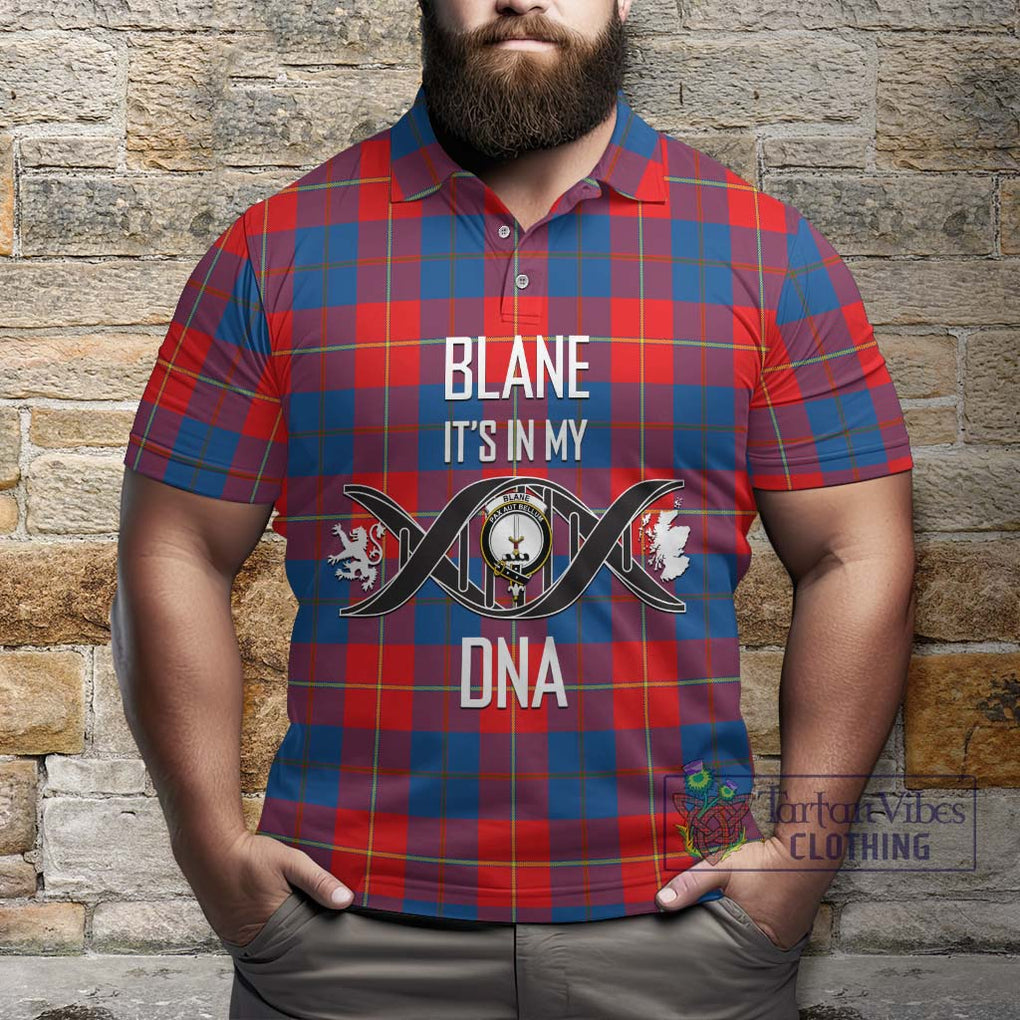 Blane Tartan Polo Shirt with Family Crest DNA In Me Style Kid - Tartan Vibes Clothing